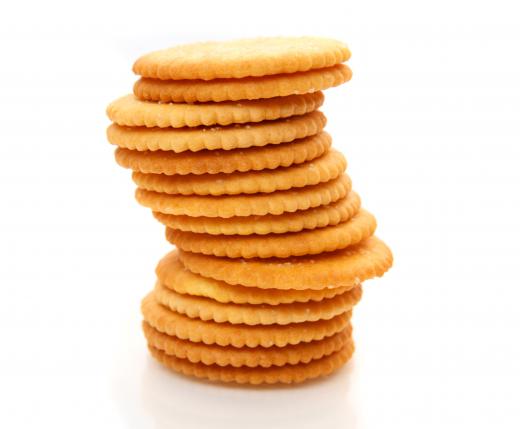 Some people consider crackers to be a snack food.