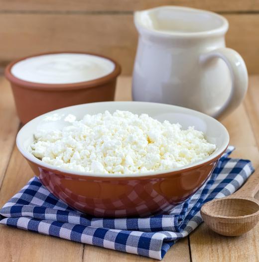 Cottage cheese is rich in calcium, but also tends to be high in sodium.