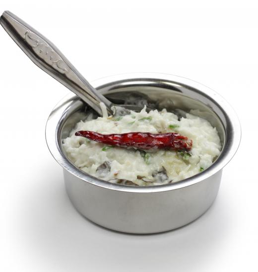 Coconut chutney is popular in Indian cuisine.