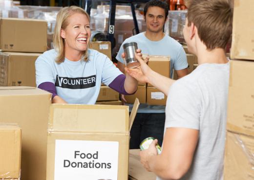 Food pantries must have adequate space and storage facilities to store a different types of food donations.