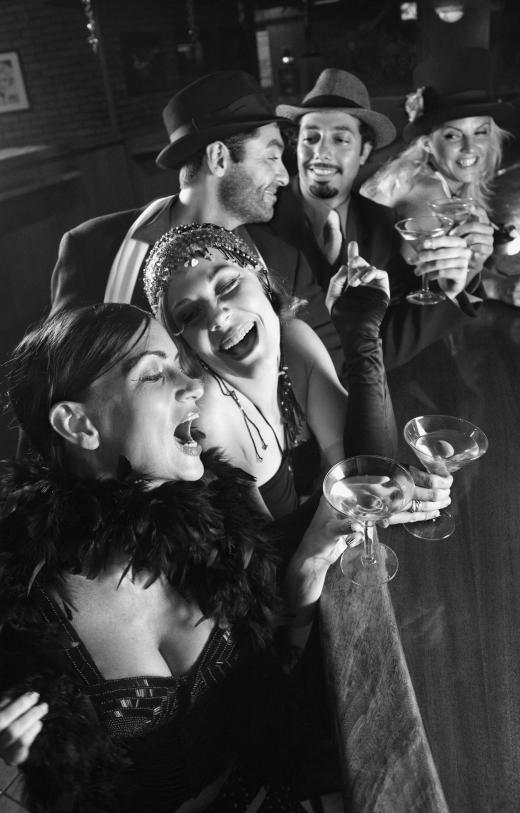 Many party-goers died during the 1920s from drinking bathtub gin.