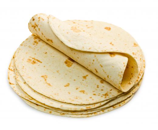 Flour tortillas can be used to make tacos.