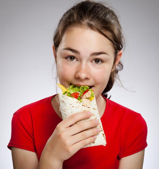 Leaf lettuce can be used in sandwiches and wraps.