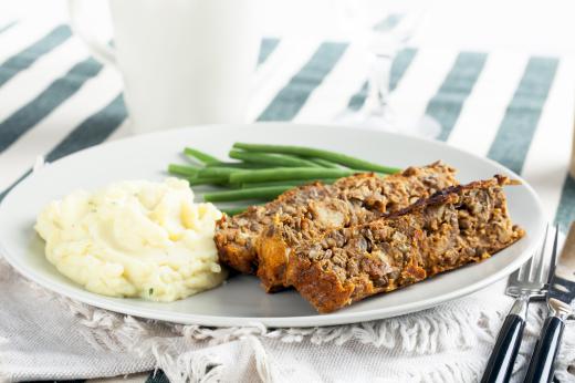 Lentils can be used as a meat substitute in vegan versions of meat dishes like lentil loaf.