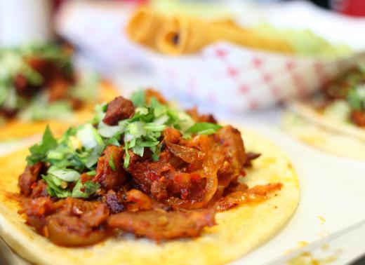 Mexican foods often contain chili powder.