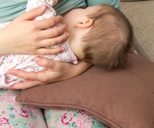 Most babies continue being fed by breast or bottle even after solid foods are introduced.