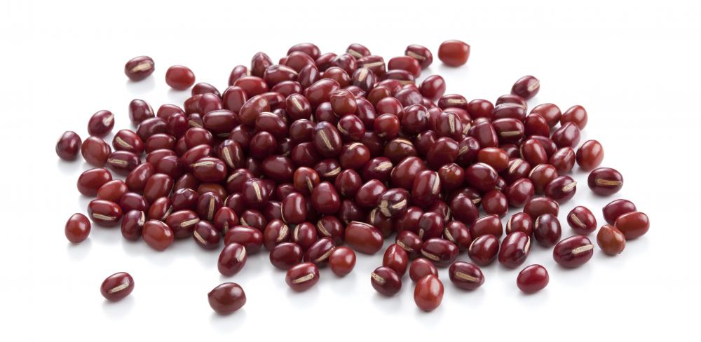 Adzuki beans, which are used to make red bean paste, an ingredient in some dim sum.
