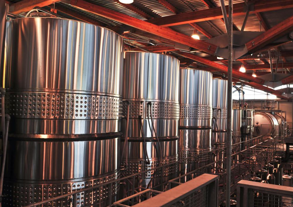 For an unoaked wine, wineries are now using stainless steel barrels for fermentation.