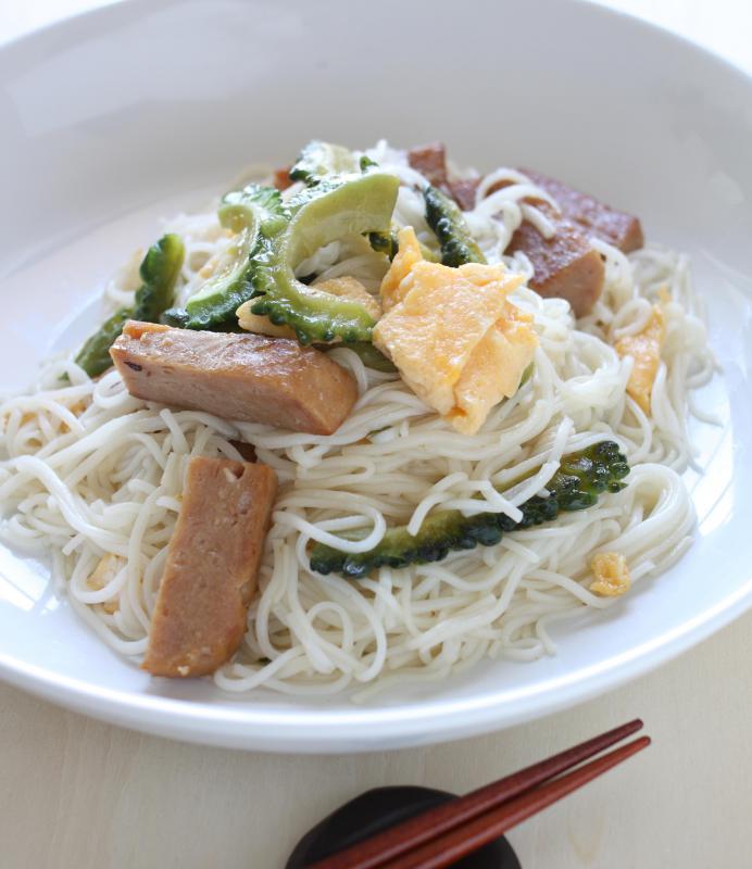 Asian style stir-fry made with SPAM® is a dish commonly served in Hawaii.
