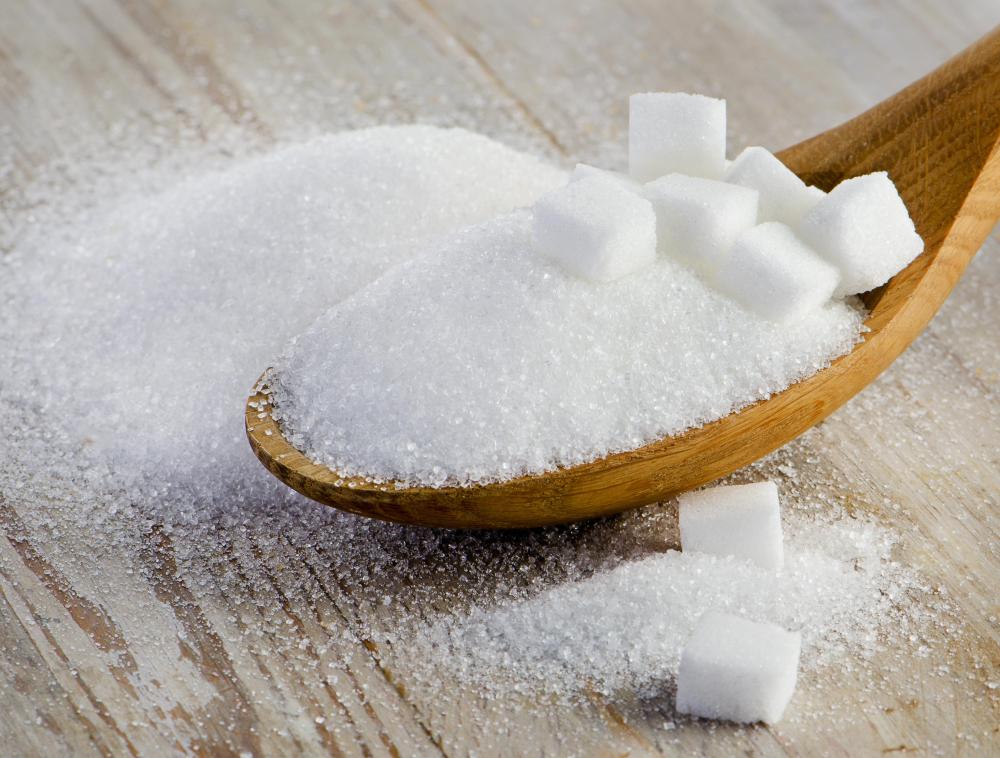 Sugar is one of the basic ingredients in rolled cookies.