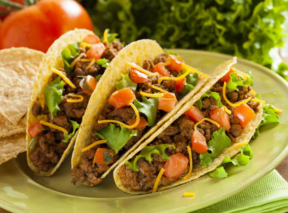 Tacos are one dish in Mexican cuisine that uses pico de gallo.