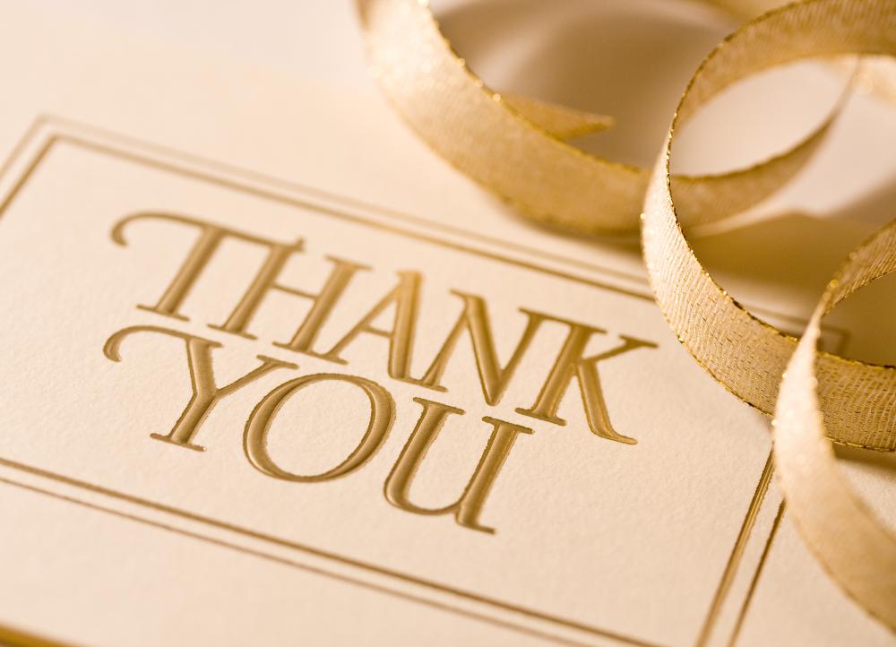 It is good etiquette to send thank-you notes to guests following a dinner party.