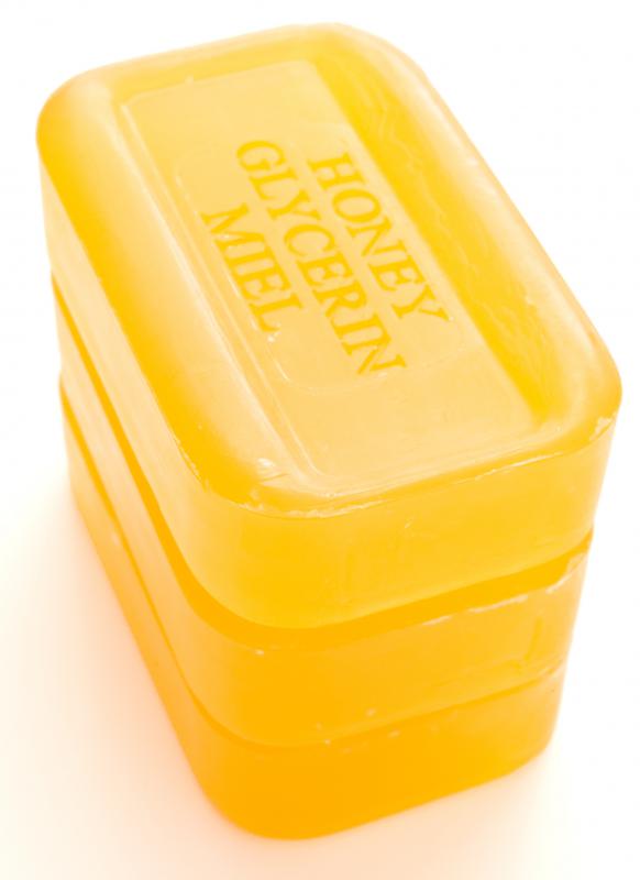 Soap made with organic honey.