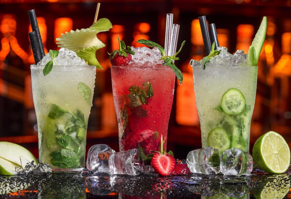 Hairy Buffalo punch can be made with a combination of alcohol, fruit, and fruit juice.