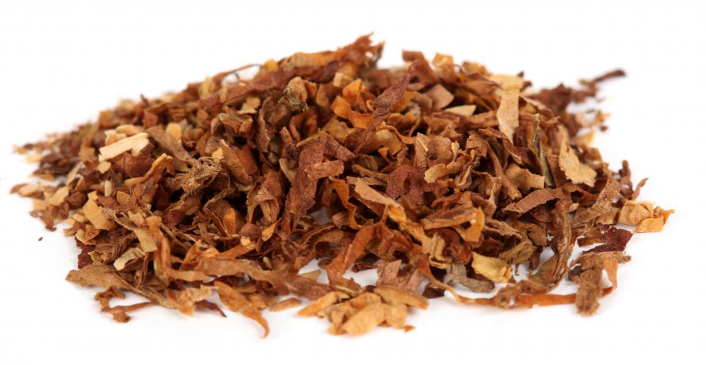 Tobacco flavors may be used in red wine.
