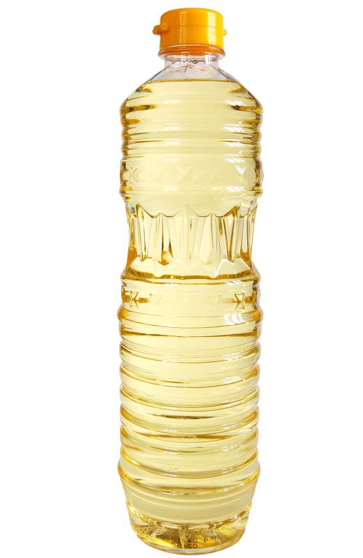 Vegetable oil is often used to pre-season pans.
