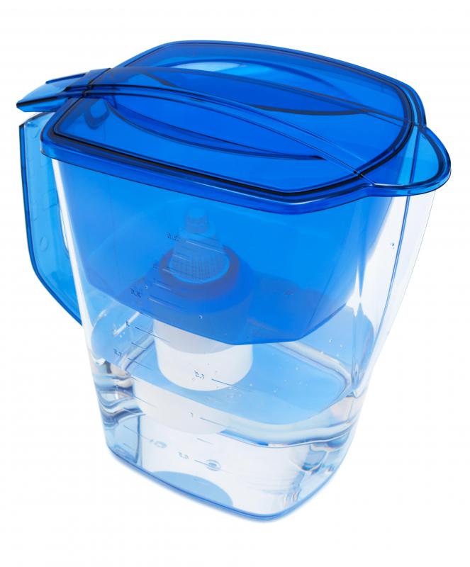 Water can also be purified via a pitcher filter.