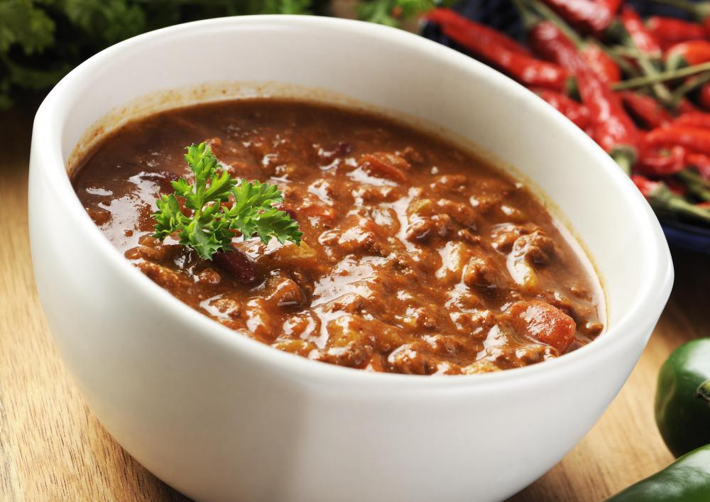 Italian flat beans may be used in chili.