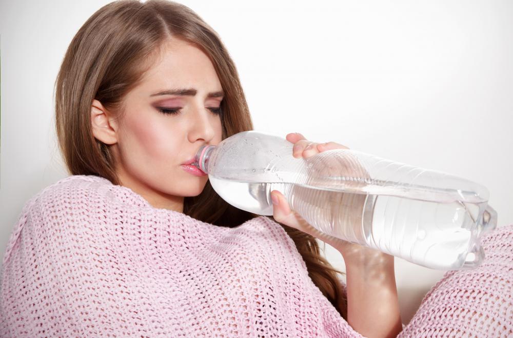 Adding quinine to drinking water has been proven effective for sick people.