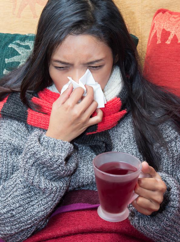 Having a bad cold can affect the way taste is perceived.