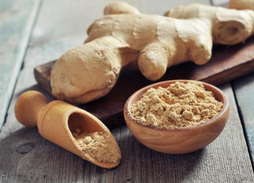 Ginger is typically used in switchel.