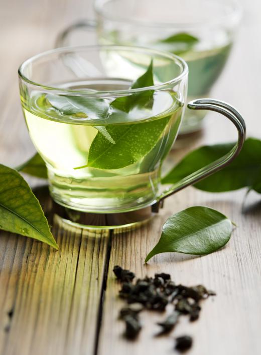 Unsweetened green tea contains no calories and offers a wealth of health benefits.