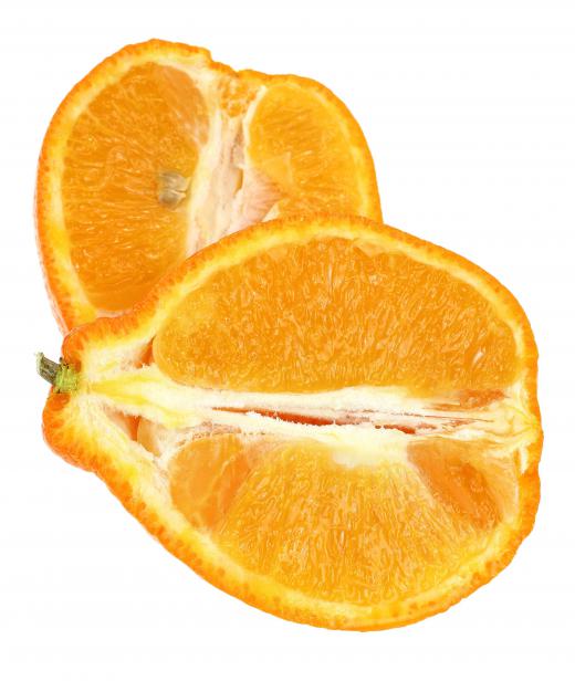 The peel of a Minneola is thin and very easy to remove.