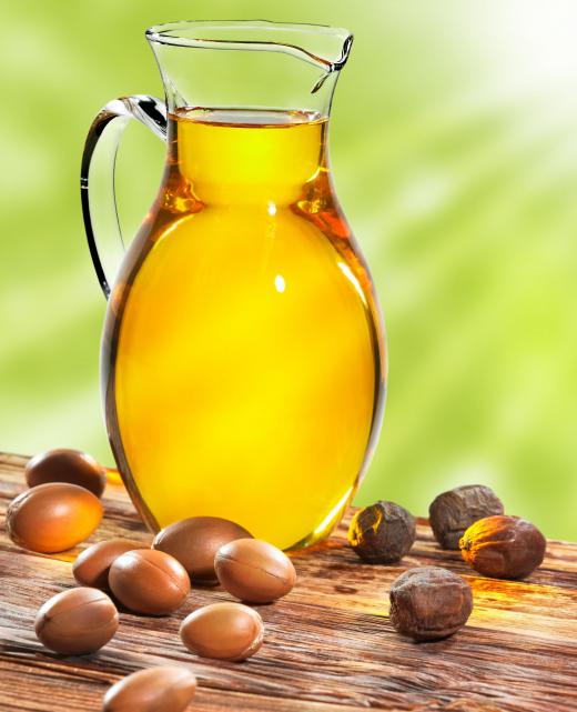 Argan oil is derived from the fruit of the native Moroccan Argan tree.