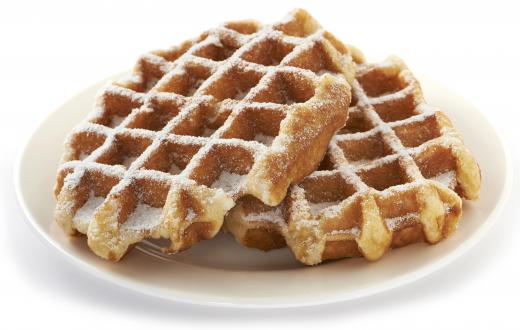 Belgian waffle recipes may call for pearl sugar.