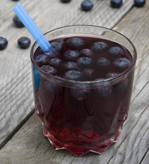 Blueberry gin is a flavored variety of the spirit.