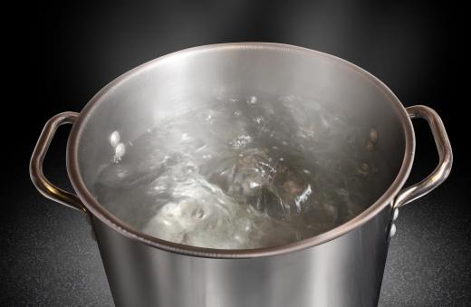 It is possible to remove harmful elements from water by boiling it.