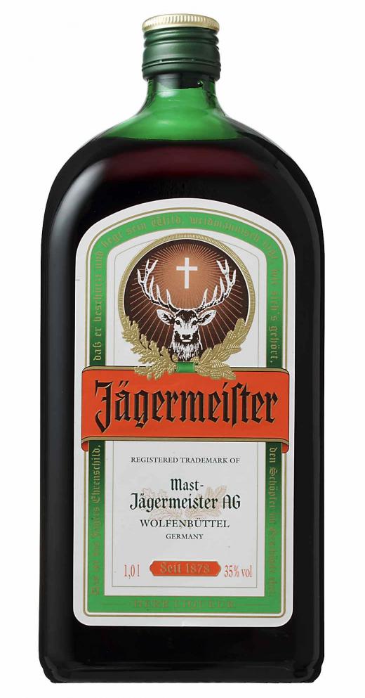 Bottle of Jagermeister.