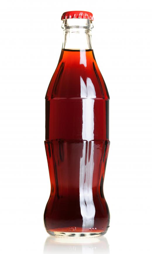 A bottle of soda.