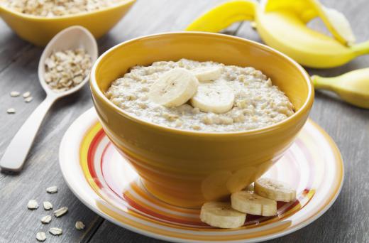 Oat groats can be soaked and then cooked into a thick, nutritious porridge.