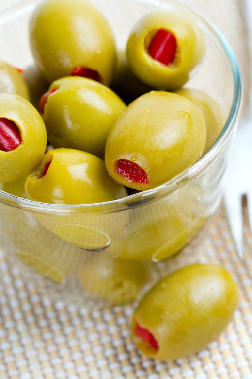 Green olives are a popular addition to cavatelli.