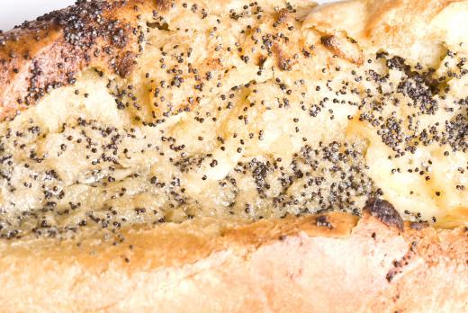 Poppy seeds are often sprinkled on the top of Afghan bread.