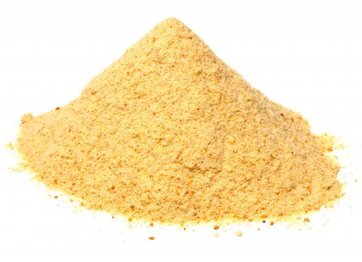 Breadcrumbs may be used as a topping for a casserole to give the dish a crunch.