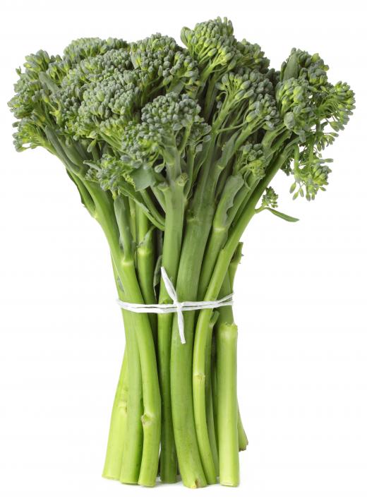 Rapini is a relative of broccoli.