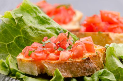 Beefsteak tomatoes are suitable for eating raw, such as in bruschetta.