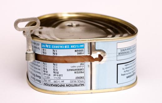 Read labels to determine the actual amount of ham in a canned product.