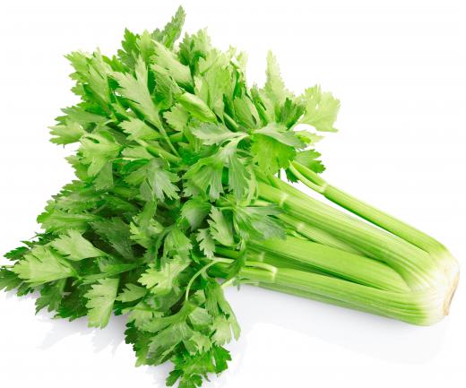 Celery is often served alongside Buffalo chicken wings.