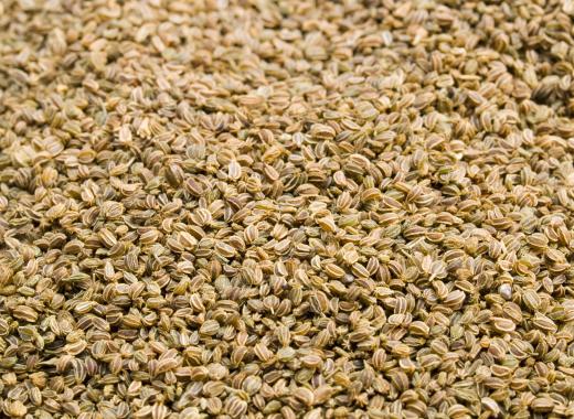 Celery seed is an ingredient in Beau Monde&reg seasoning.