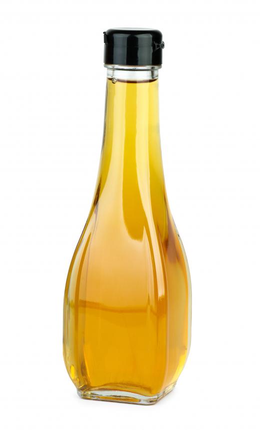 A bottle of champagne vinegar.