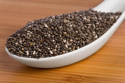 Chia seeds can be used in pinole.