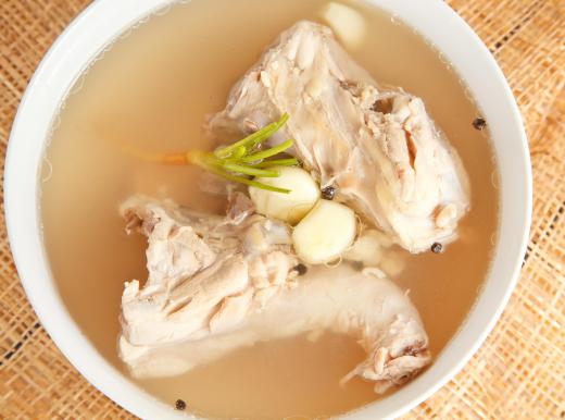 Many cooks use chicken feet as an ingredient in soup stock.