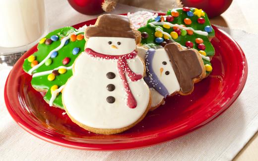 Holiday cookies are a favorite traditional Christmas food.