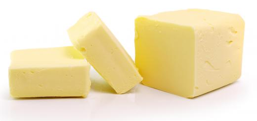 Butter may be used in addition to or in place of lard or shortening.