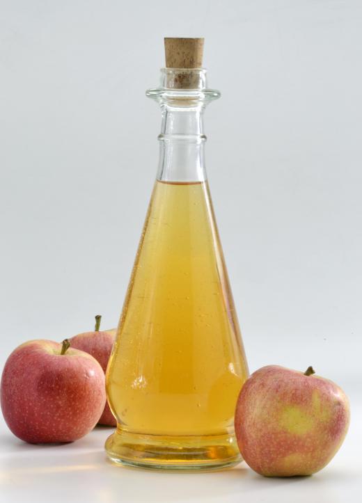 Apple cider vinegar is a common ingredient in many brines.