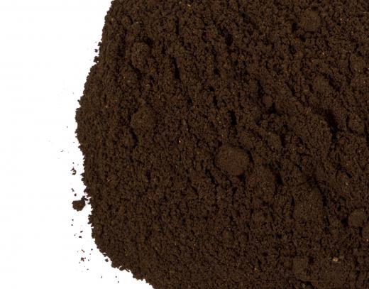 Coffee grounds may be crushed into fine powder to create espresso powder.