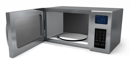 Meat can be defrosted in a microwave, but it's not ideal.